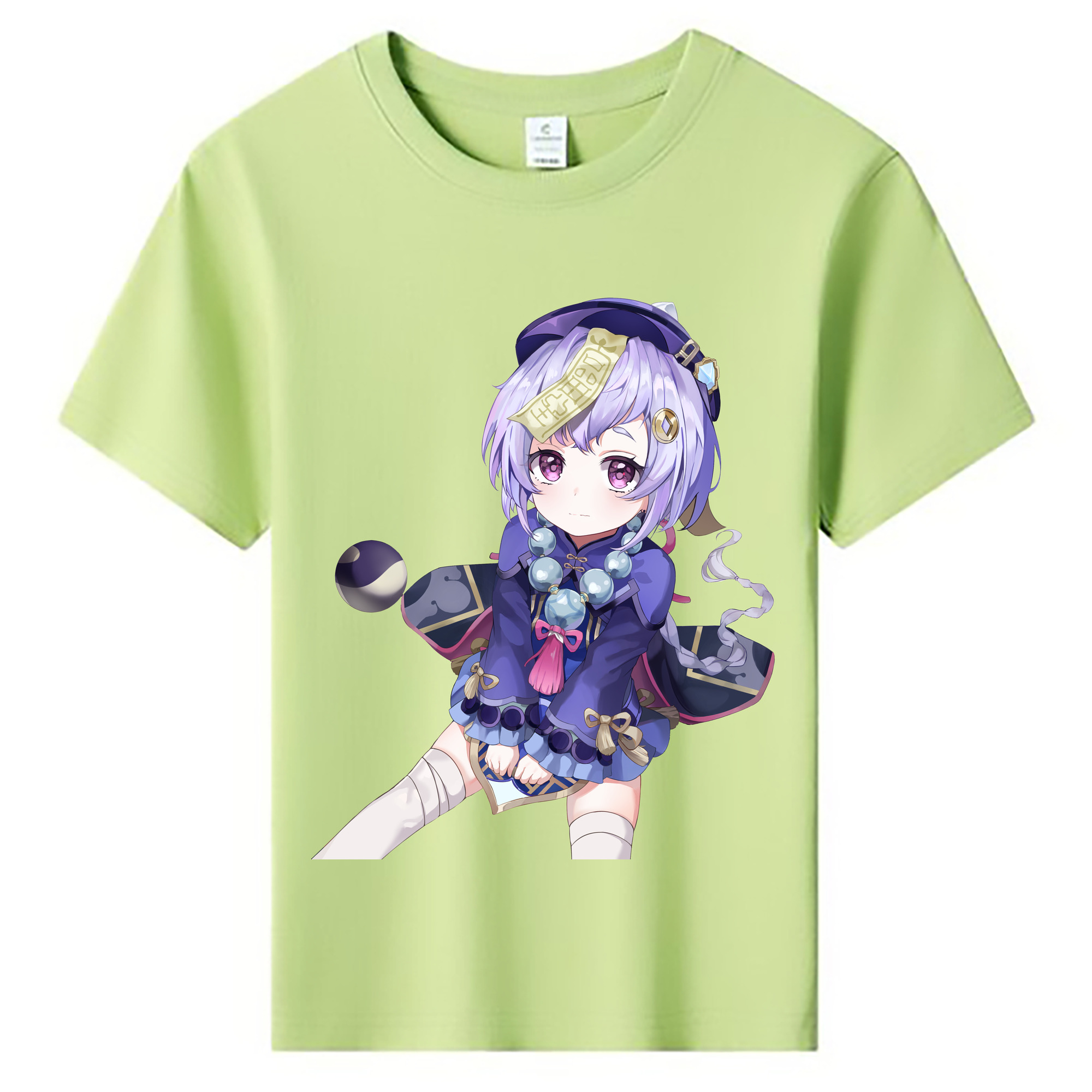 げんし神 七七 なな  genshin Nana 綿100％キッズTシャツ（フロントプリント）